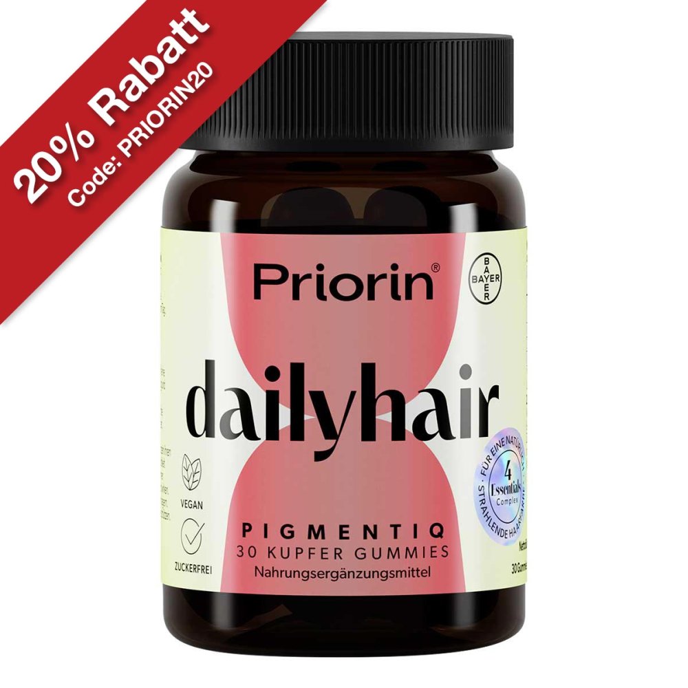 Bayer Vital GmbH Priorin Dailyhair Pigmentiq Gummies 19658044