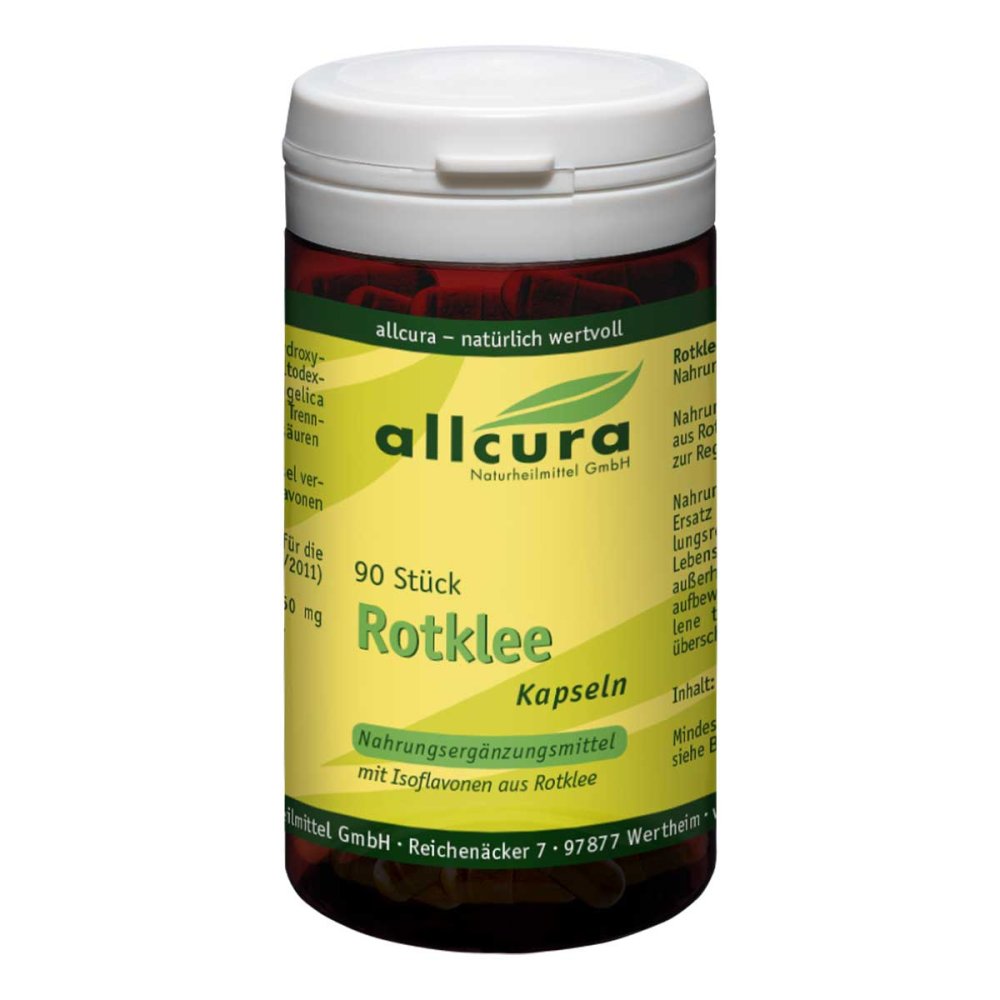 allcura Naturheilmittel GmbH Rotklee Kapseln mit Dong Quai 03925684