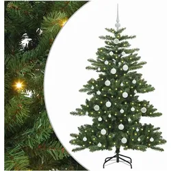 vidaXL, Weihnachtsbaum, Noelia (mit LEDs und weissen Bällen) (150 cm)