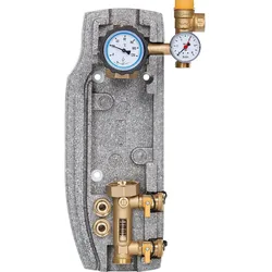 Solarstation Easyflow Typ 1 Einstrang, ohne Umwälzpumpe Durchfluss: 2-12l/min, DN 25 (1'') AG