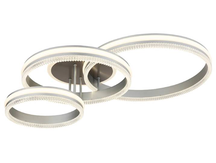 Deckenlampe FRANCINE variable Intensität 50cm 72W silberfarben