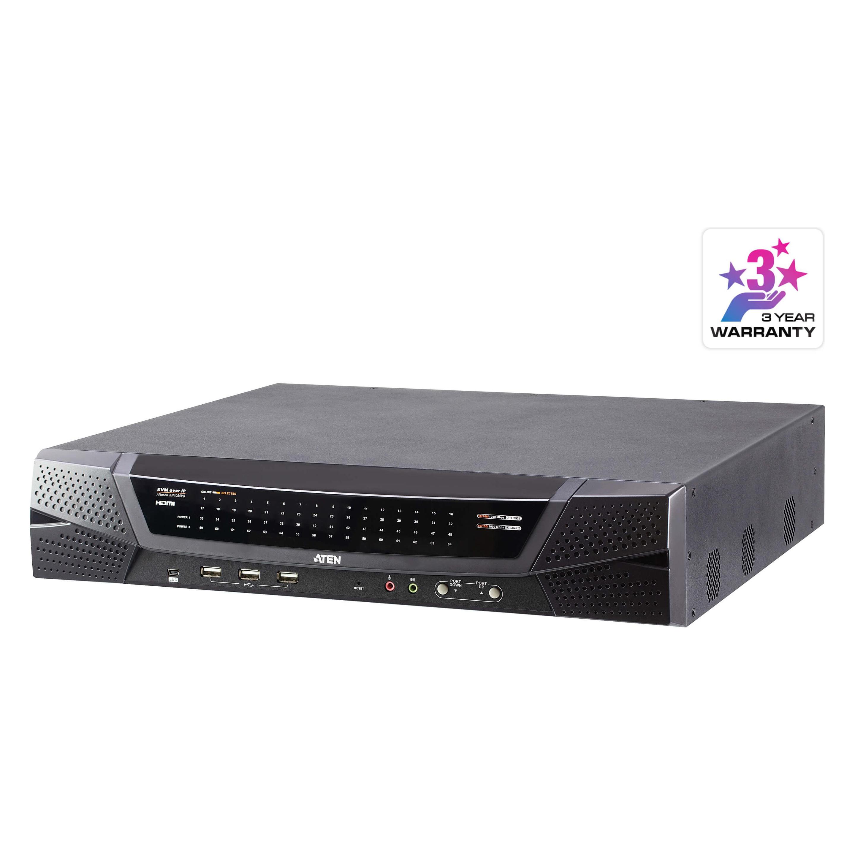 Aten 64-Port Cat 5 KVM over IP (KN4064VB-AX-G)