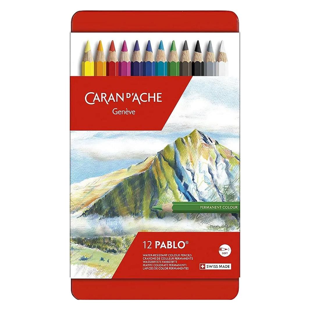 Caran d'Ache Pablo Metallschachtel (12x) (666.312)