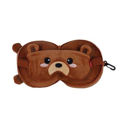 Legami Reisekissen mit Schlafmaske - Teddybär