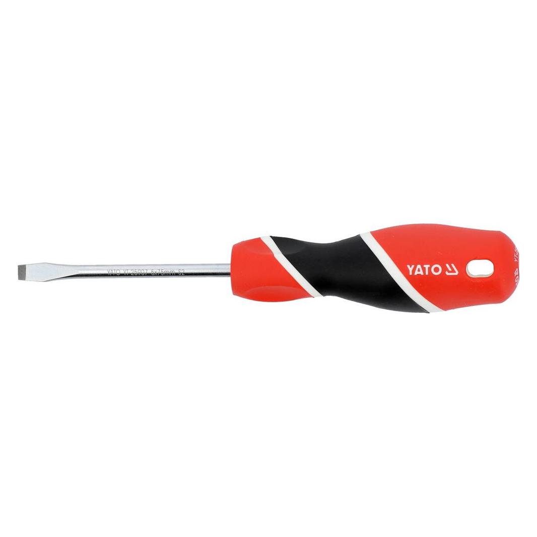 Yato WKRĘTAK PŁASKI 5 x 75mm 25907 (Schlitz) (YT-25907)