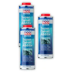 3x Additiv LIQUI MOLY 25006 Marine Super Diesel Additiv Reinigung Pflege Schiffe 1L