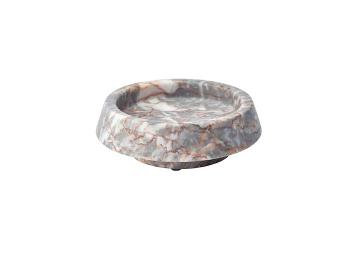 Handgefertigte, luxuriöse Seifenschale „Orion“ aus Marmor, Almond Multicolor Aquanova