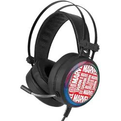 Disney Marvel Gaming headphones (Kabelgebunden), Gaming Headset, Schwarz, Rot