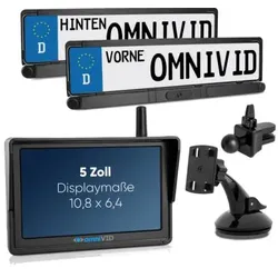 OmniVID, Rückfahrkamera, Solar6 DUO Kabelloses Solar-Rckfahrvideosystem