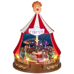 Konstsmide, LED Weihnachtsdeko, LED-Szenerie Zirkuszelt 24 bunte Dioden, Betriebsart
