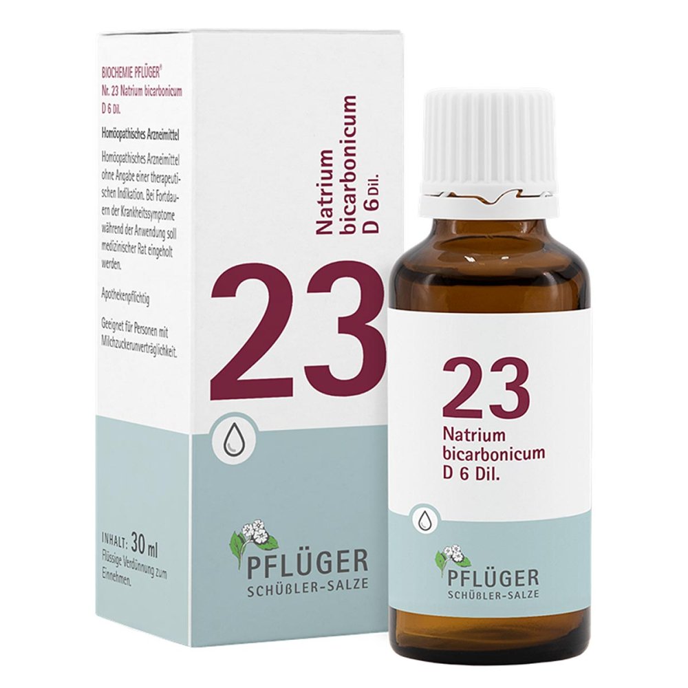 Homöopathisches Laboratorium Alexander Pflüger Gmb Schüßler-Salze Biochemie Pflüger 23 Natrium bicar.D 6 Tropfen 09298716