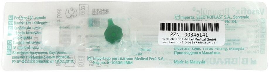 Vasofix Braunüle 18g 45mm grün 1stk