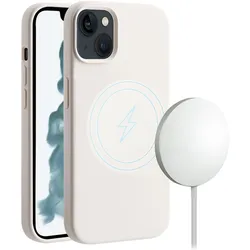 Cover für Apple iPhone 14  Mag Hype (Beige)