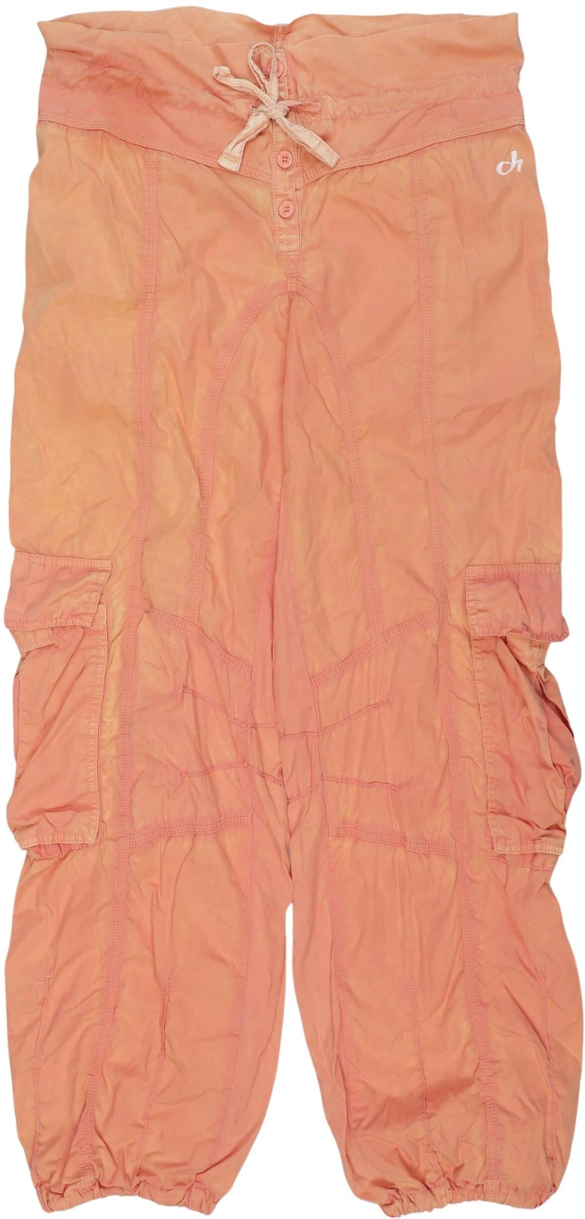 Deha Damen Stoffhose, Orange, Gr. M, Baumwolle - Second Hand