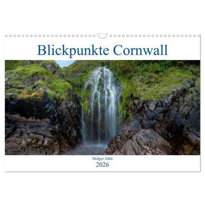 Blickpunkte Cornwall (Wandkalender 2026 DIN A3 quer), CALVENDO Monatskalender
