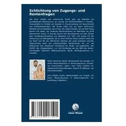 Schlichtung von Zugangs- und Rentenfragen, Ratgeber von Kleber Navarrete Manzo, Dora Elizalde Sevilla