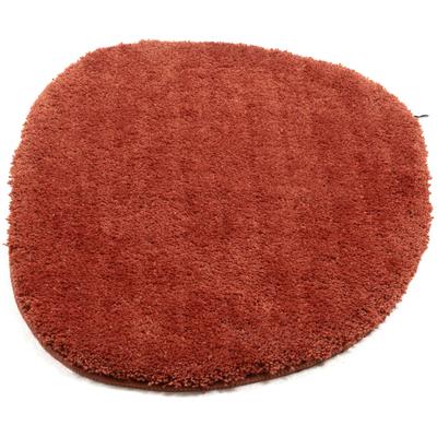 Badematte TOM TAILOR HOME "Cozy Bath UNI, Badvorleger, Badezimmer Teppich", braun (rust), H:27mm, Polyester, Badematten, Badematte, Badteppich, Uni Farben, rechteckig, in rund & oval erhältlich