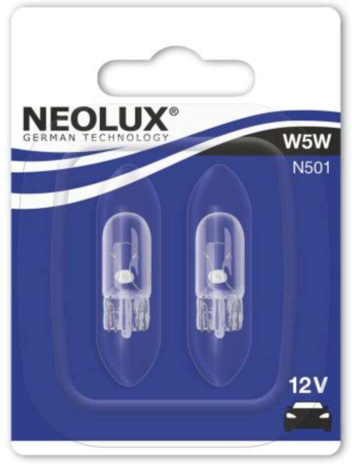 Glühlampe Sekundär NEOLUX W5W 12V/5W, 2 Stück