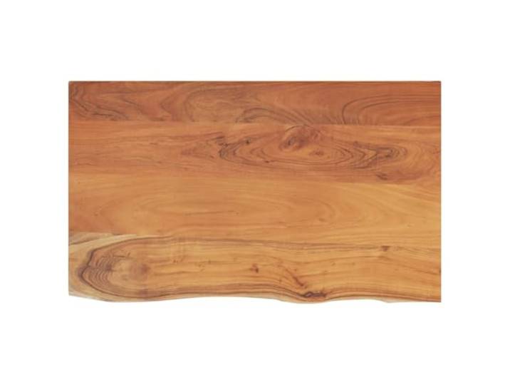 Waschtischplatte Akazie 90 x 60 x 3,8 cm Massivholz Natur natürlicher vielseitig als Waschtischplatte oder Regal, für Bad und Wohnbereich, bis 75 kg belastbar, 1