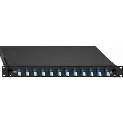 Rutenbeck BasicLine Spleissbox 12xLC-D OS2 blau 2280303120