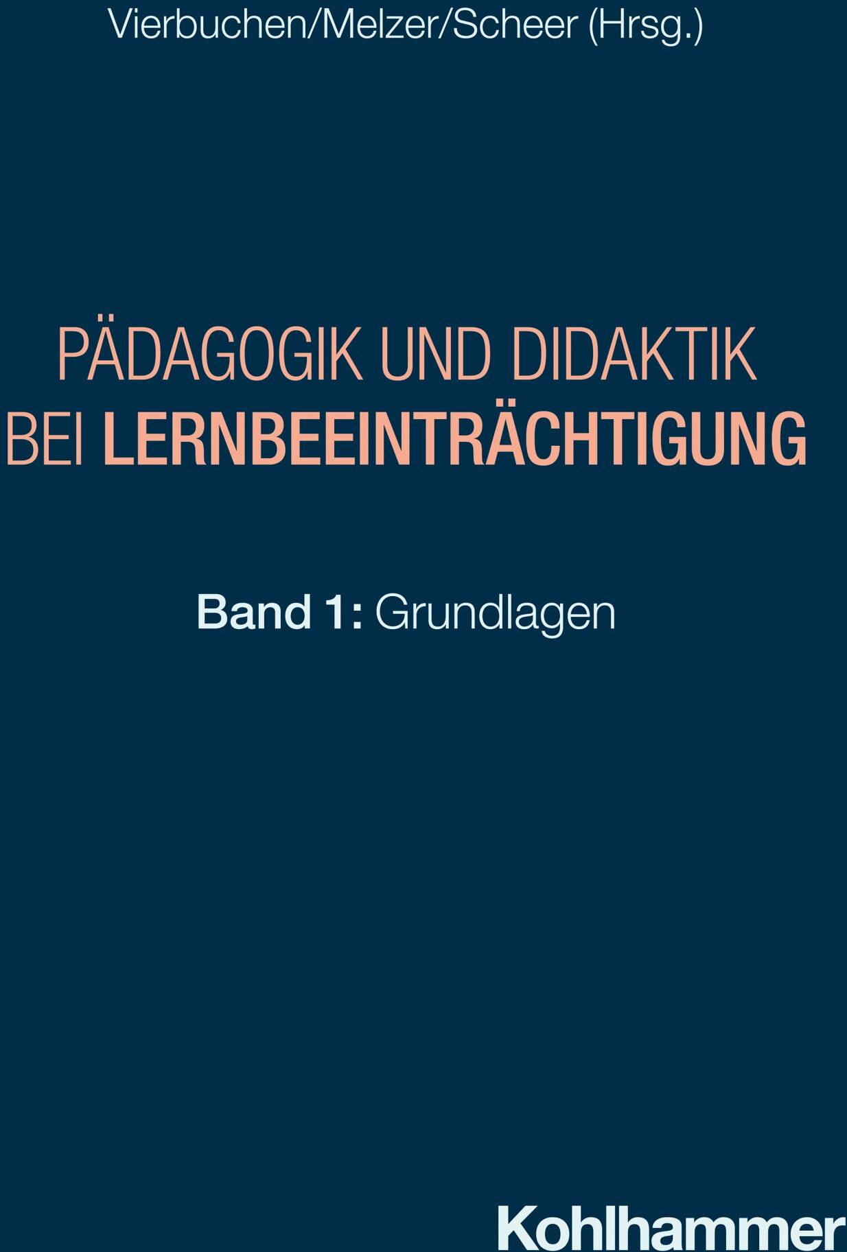 Kohlhammer Pädagogik und Didaktik bei Lernbeeinträchtigung