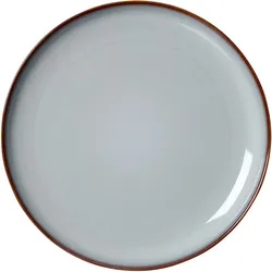 Teller flach PORTOFINO (BHT 28x3x28 cm) - grau - BHT 28x3x28 cm