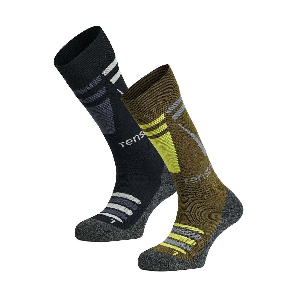 Tenson Core Ski Sock 2-Pack Unisex dark olive (681) 46/48 465017866-681-46