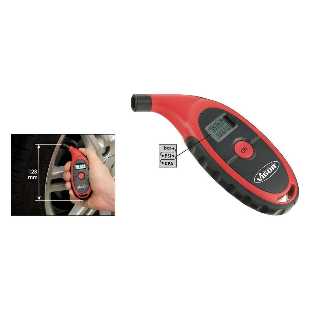 Vigor Reifendrucktester V1423 128 mm (V1423)