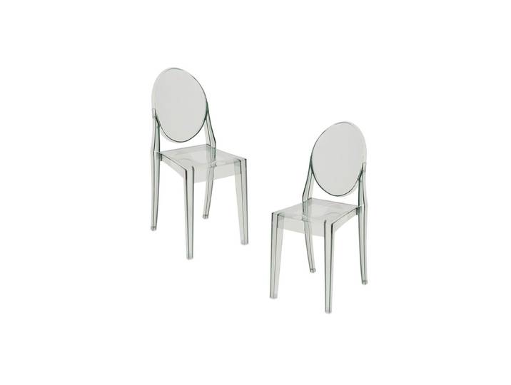 2er Set Stühle Diam - Transparent