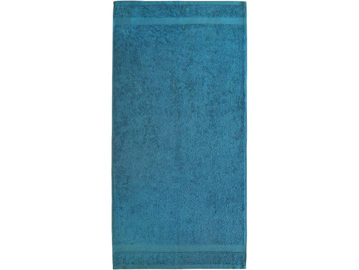 Strandtuch DYCKHOFF Planet , blau (petrol), B:70cm L:200cm, Walkfrottier, Obermaterial: 100% Baumwolle, Handtücher, Strandtuch