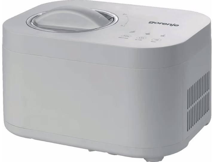 Gorenje ICM10W Glacémaschine – Glacemaschine/Eismaschine – hellgrau