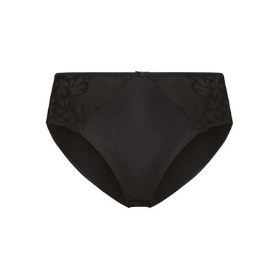 Slip SUSA "Slip Porto", Damen, Gr. 46, schwarz, Spitze, Obermaterial: 76% Polyamid PA. 13% Elasthan EL. 11% Baumwolle CO., Unterhosen Slip