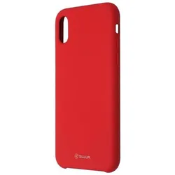 Tellur Cover Liquide Silicone for iPhone XS red (Apple iPhone X, Apple iPhone XS), Smartphone Hülle, Rot