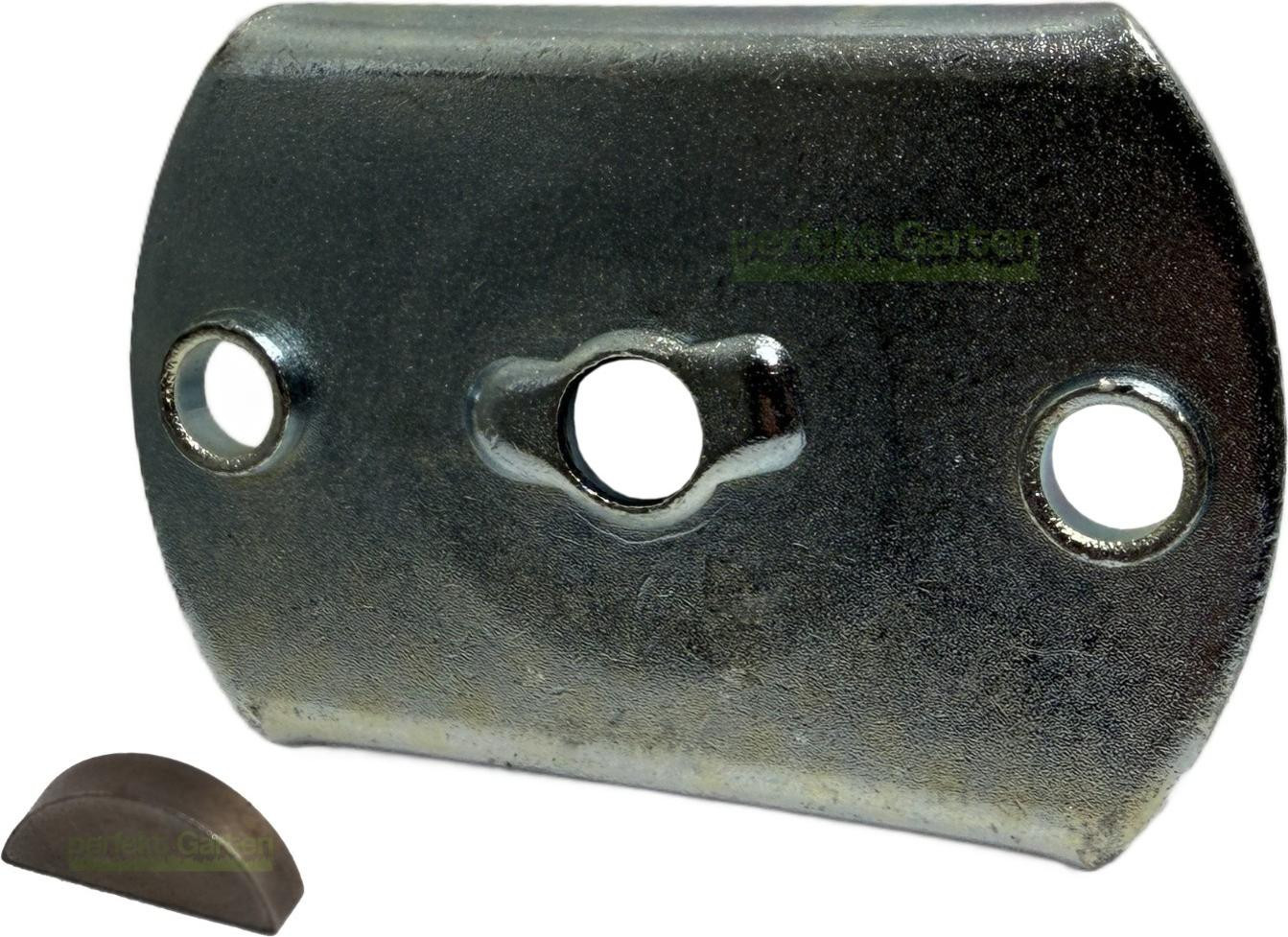 PerfektGarten Messenhouders met wig, Ø22mm, geschikt voor Scheppach MR 196-61, 224-61 en SCH5911235915 grasmaaier
