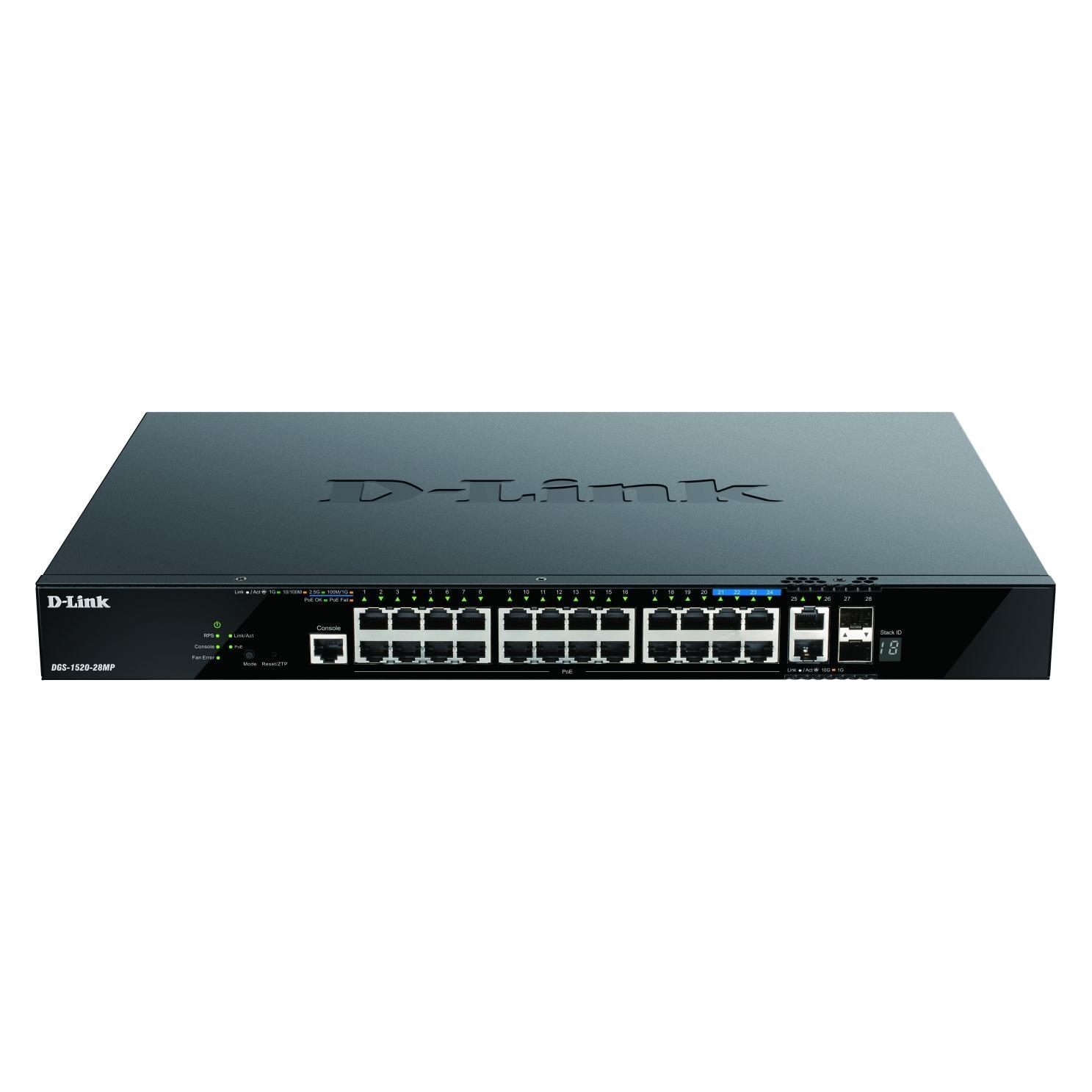 D-Link DGS 1520-28MP (28 Ports) (DGS-1520-28MP)