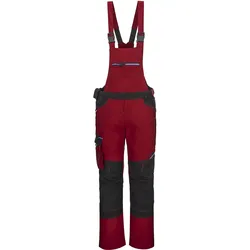 Latzhose "T704" WX3 - 3XL - tiefrot