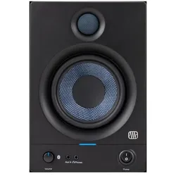 PreSonus Eris 5BT Studio Monitor-Boxen 2nd Gen + Bonus In-Ear Kopfhörer (Aktiv, Paar, 1x 50 W), Monitor Lautsprecher, Schwarz