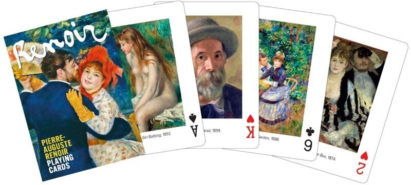 Jeu de 55 cartes thème Renoir - Piatnik
