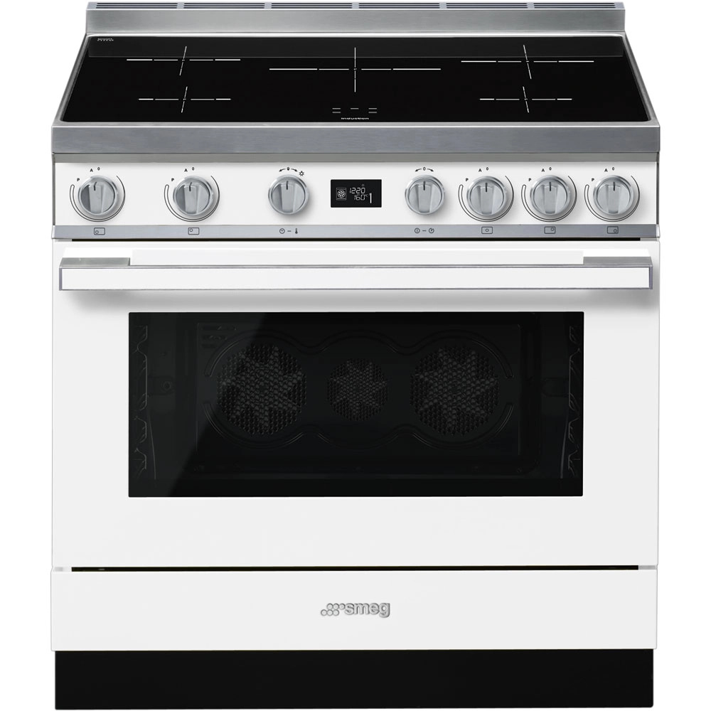 Smeg Cpf9ip 90 Cm Induktionsherd Mit Backofen 5 Brennern One Size