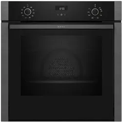 Neff N 50, Backofen, 60 x 60 cm, Graphite-Grey, B3ACE2AG3, Backofen Einbau, Grau, Schwarz