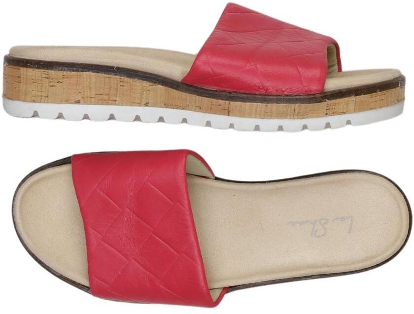 La Shoe Damen Sandalen, Rot, Gr. EU 36, kein / Etikett - Second Hand