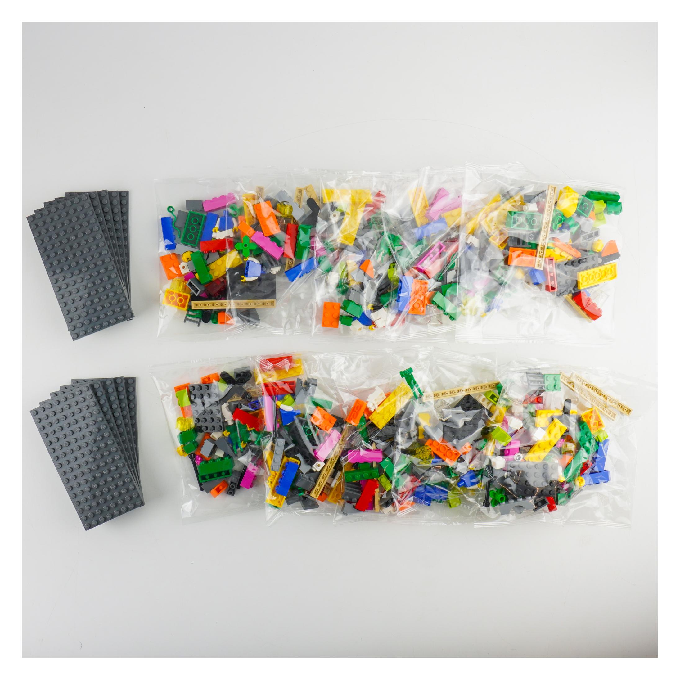 LEGO Set 10 Packs und 10 8x16 Platten Dunkelgrau (LEGO Zubehör) (56377727)