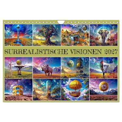 Surrealistische Visionen (Wandkalender 2027 DIN A4 quer), CALVENDO Monatskalender