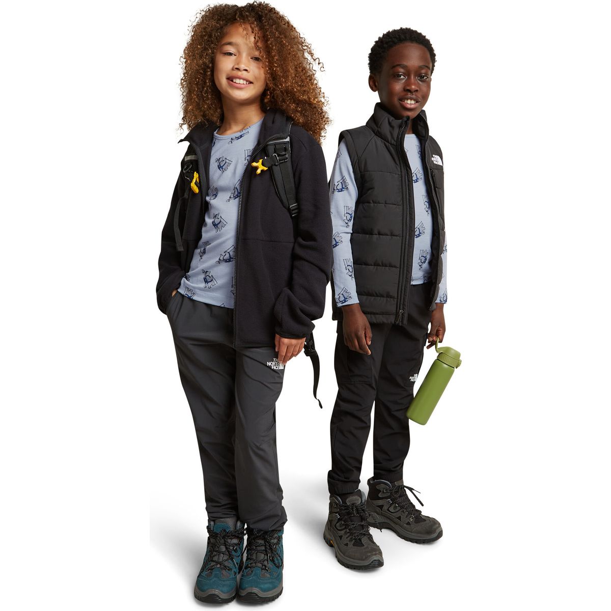 Icebreaker Kids M 200 Oasis Leggings Bear Tour AOP zinc blue/aop (IB0O4) 12 0A57J3IB0O4-12