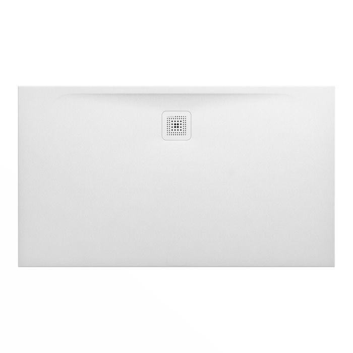 LAUFEN Pro Duschwanne H2109530000001 Marbond Ablauf lange Seite weiss