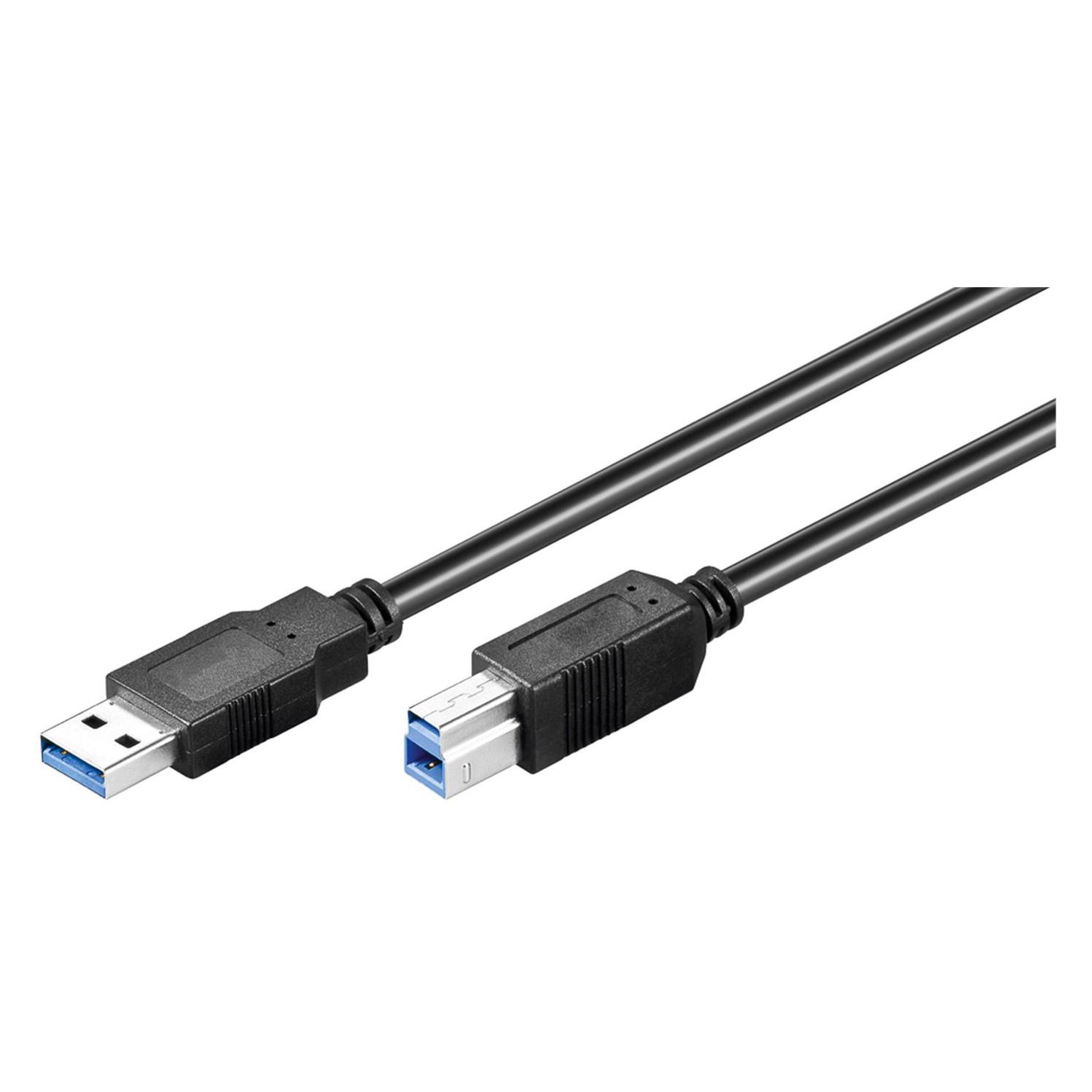 MicroConnect USB-Kabel (3 m, USB 3.2 Gen 1) (USB3.0AB3B)