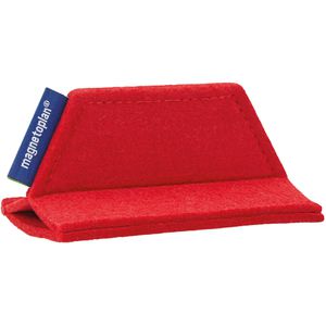 Magnetoplan Tafelwischer magnetoWipe ecoAware, magnetisch, aus PET-Filz, rot
