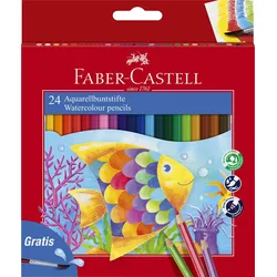 FABER-CASTELL Aquarellstifte Mehrfarbig