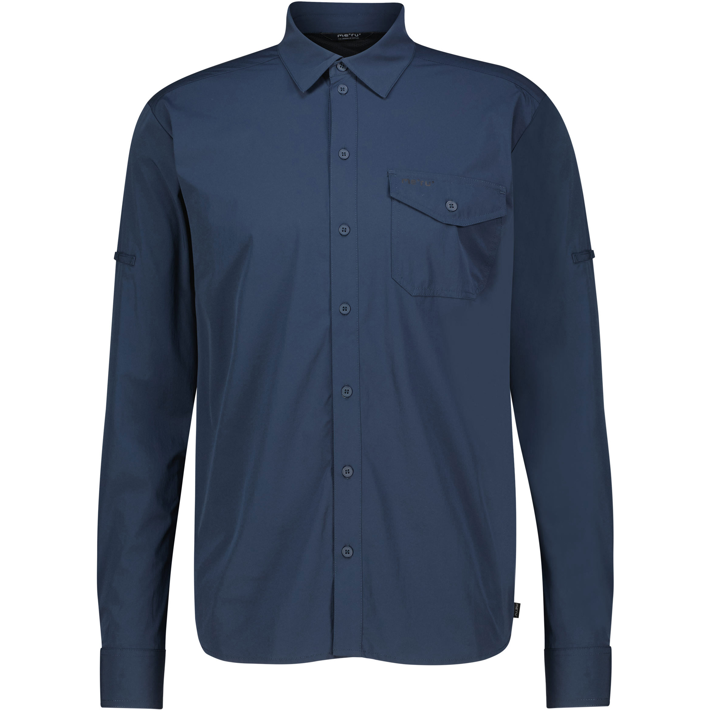 Bergzeit Basics Meru Lahan Herren Hemden blau Größe M Trekking Elastisch