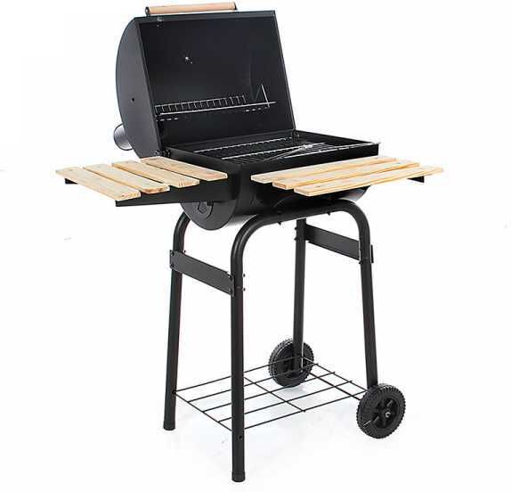 Royal Food CB 350 - Kohlegrill mit Grillrost aus Edelstahl - Kochfläche 37x34 cm
